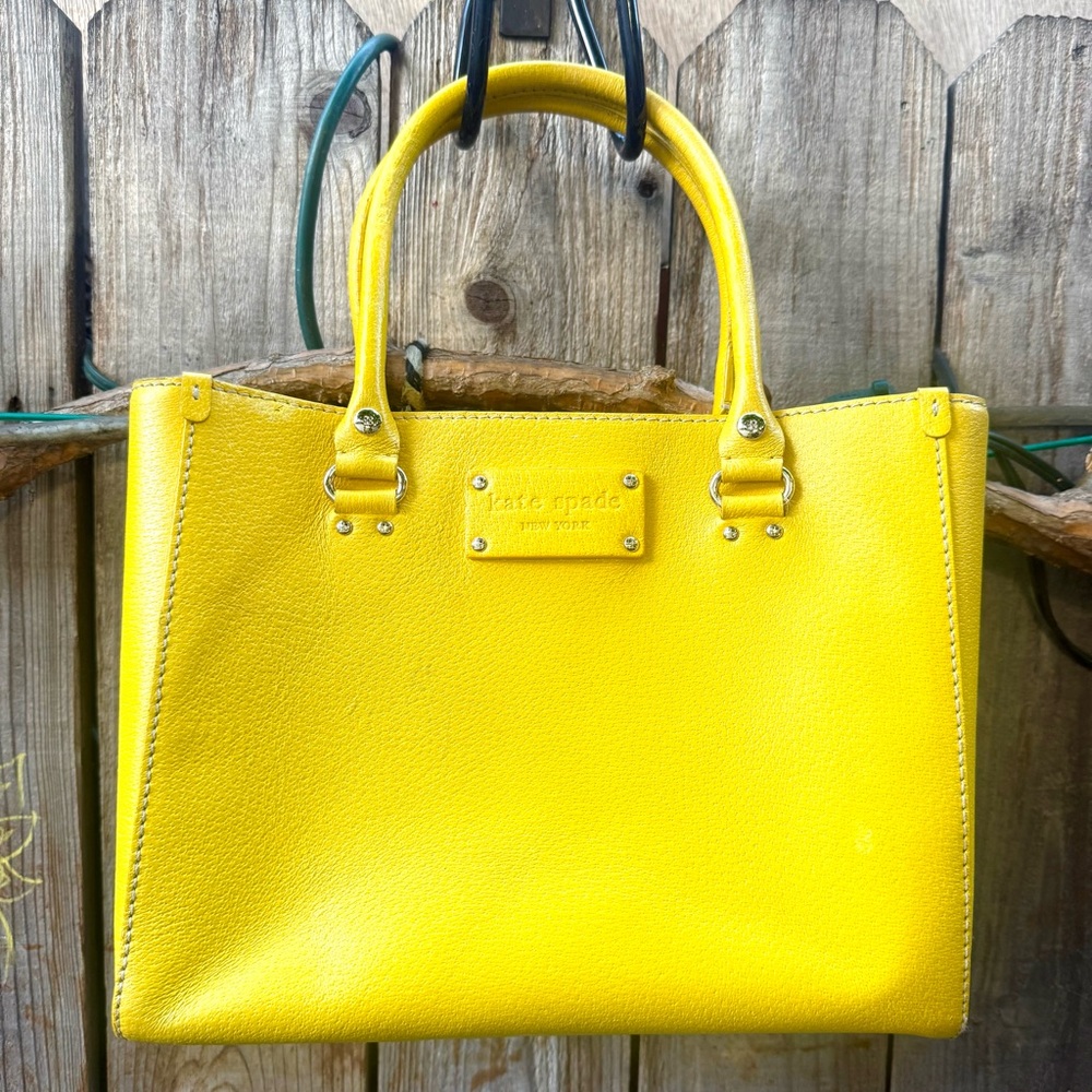 Kate Spade Vibrant Yellow Satchel